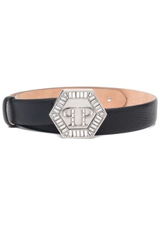 Philipp Plein logo-buckle belt