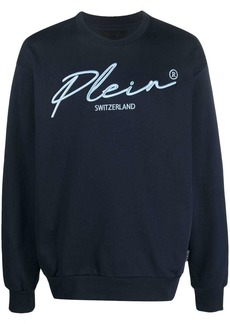 Philipp Plein logo crew-neck sweatshirt