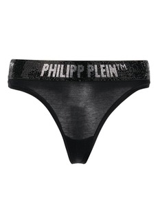 Philipp Plein logo-embellished thong