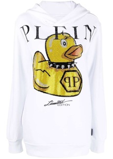 Philipp Plein logo graphic-print hoodie