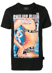 Philipp Plein logo graphic print T-shirt