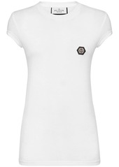 Philipp Plein logo-patch cotton T-shirt