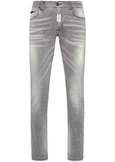 Philipp Plein logo-patch skinny jeans