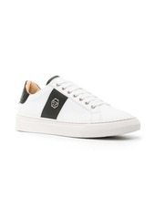 Philipp Plein logo-plaque leather sneakers