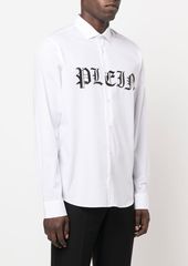 Philipp Plein logo-print long-sleeve shirt