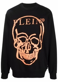 Philipp Plein logo-print long-sleeve sweatshirt