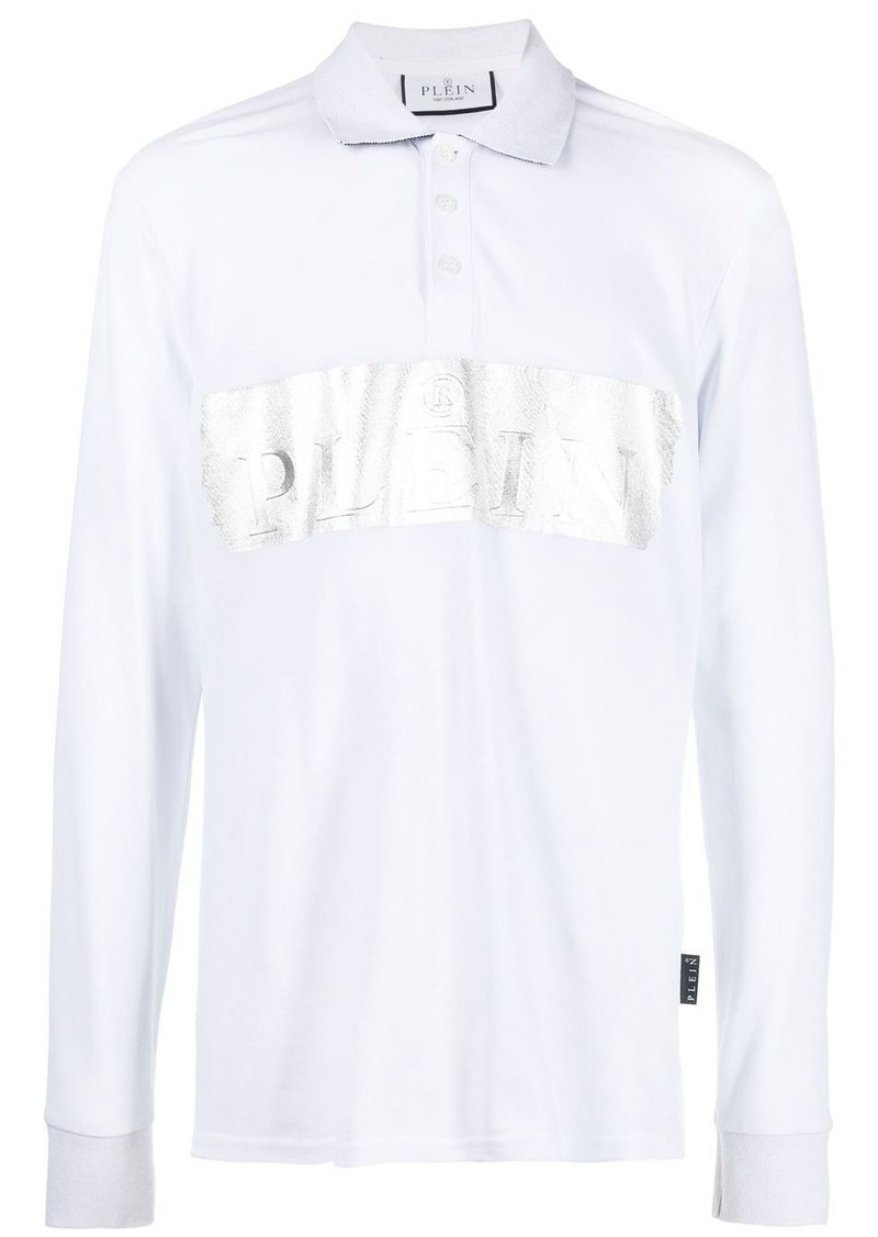 Philipp Plein logo-print polo shirt