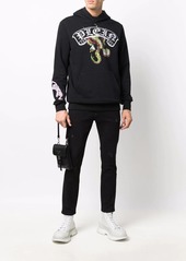 Philipp Plein logo-print pullover hoodie