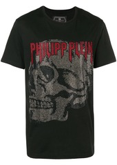 Philipp Plein logo skull crew neck T-shirt