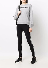 Philipp Plein logo-studded cotton leggings