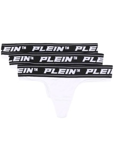 Philipp Plein logo-waistband set of 3 thongs