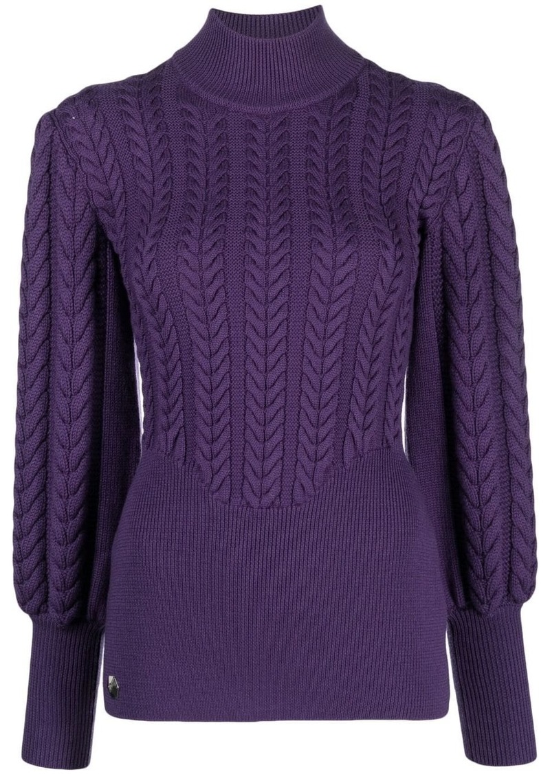 Philipp Plein long-sleeve knitted wool jumper