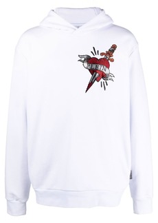 Philipp Plein Love logo-print hoodie