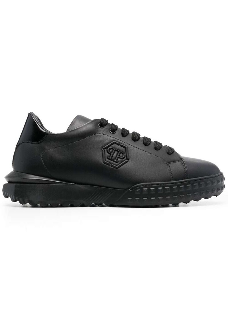 Philipp Plein low-top leather sneakers