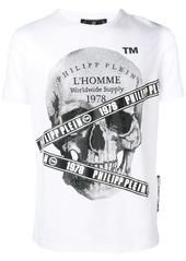 Philipp Plein microstud tape skull T-shirt
