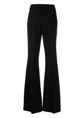 Philipp Plein mid-rise flared trousers