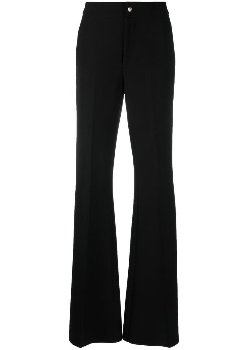 Philipp Plein mid-rise flared trousers