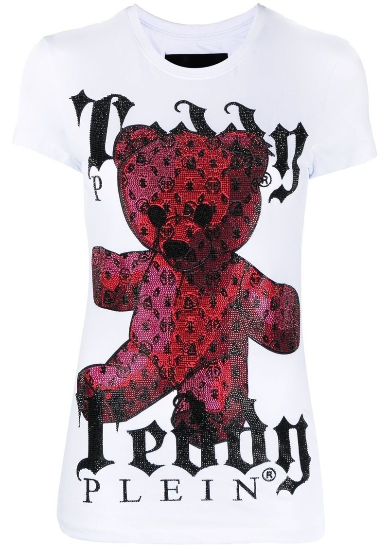 Philipp Plein monogram teddy-print T-shirt