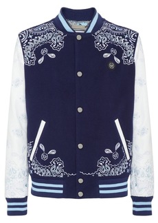 Philipp Plein paisley-print bomber jacket