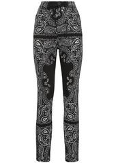 Philipp Plein paisley-printed high-waisted jeggings