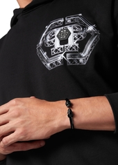 Philipp Plein Black-Tone Ip Stainless Steel 3D $kull Cuff Bracelet - Ip Black