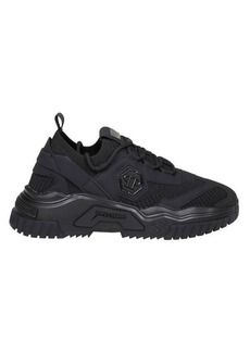 PHILIPP PLEIN SNEAKERS IN FABRIC AND SUEDE