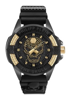 PHILIPP PLEIN The $kull Silicone Strap Watch