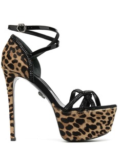 Philipp Plein platform heeled sandals