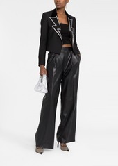 Philipp Plein rhinestone cropped blazer