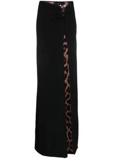 Philipp Plein ruched maxi skirt