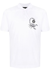 Philipp Plein Scorpion-print polo shirt