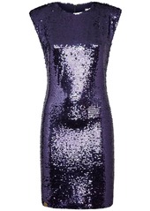 Philipp Plein sequin-embellished sleeveless dress