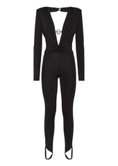 Philipp Plein Shoulder Padded Jumpsuit