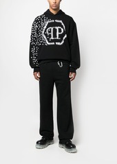 Philipp Plein Skull and Bones cotton hoodie