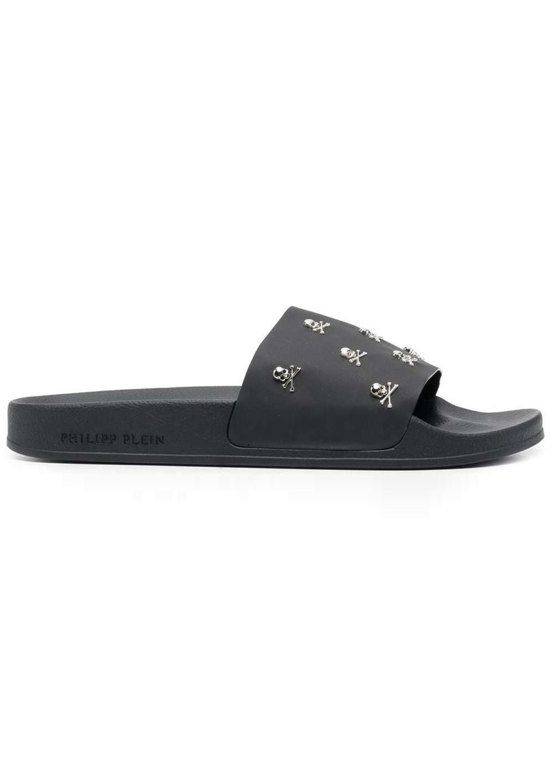 Philipp Plein skull-detail slides