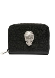 Philipp Plein skull-detail zip-up purse