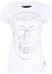 Philipp Plein skull motif rhinestone-embellished T-shirt
