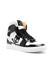 Philipp Plein skull-print high-top sneakers