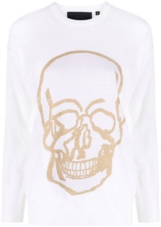 Philipp Plein skull-print jumper