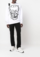 Philipp Plein Skull-print long-sleeve sweatshirt