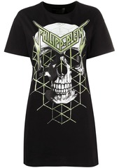 Philipp Plein skull print T-shirt dress