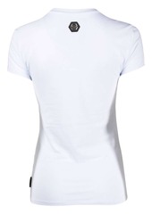 Philipp Plein skull-strass v-neck T-shirt