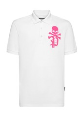 Philipp Plein Slim Fit Polo Shirt Skull & Bones