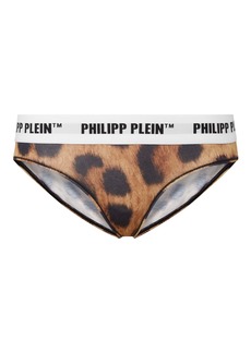 Philipp Plein Slip Leopard