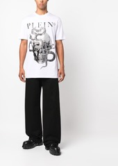 Philipp Plein Snake-print short-sleeve T-shirt