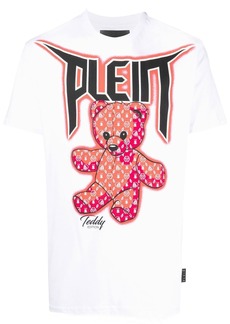 Philipp Plein Spray-Effect teddy bear-print T-shirt