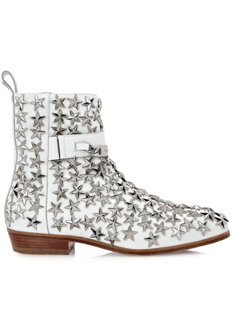 Philipp Plein Stars leather boots