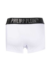 Philipp Plein Stones rhinestone-logo boxers