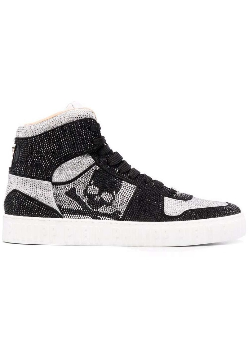 Philipp Plein Strass hi-top sneakers