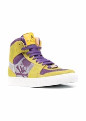 Philipp Plein Strass Skull high-top sneakers